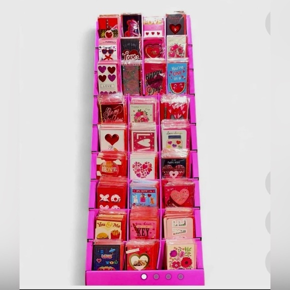 Other - Lot of 50 Valentine’s Day cards NEW SEALED w/envelope and gold seal sticker!